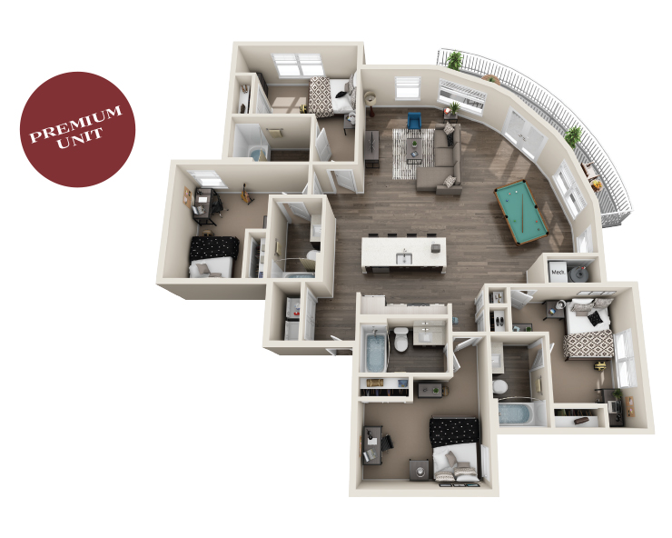 Deerwood Floor plan